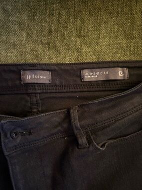 J. Jill Black Authentic Fit Slim Ankle Jeans